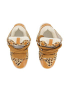 Sneakers per bambina Lanvin Enfant beige con stampa leopardata N30276 P51 LANVIN KIDS 