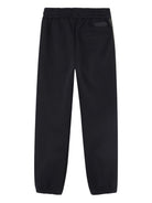 Pantaloni sportivi per bambino Lanvin Enfant nero con inserti N30301 09B LANVIN KIDS 