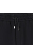 Pantaloni sportivi per bambino Lanvin Enfant nero con inserti N30301 09B LANVIN KIDS 