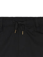 Pantaloni per bambino Lanvin Enfant neri con applicazione posteriore con logo N30303 09B LANVIN KIDS 
