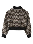 Giubbino per bambina Lanvin Enfant multicolore con polsini a coste N30311 P90 LANVIN KIDS 