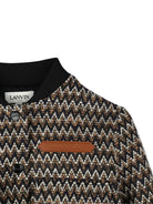 Giubbino per bambina Lanvin Enfant multicolore con polsini a coste N30311 P90 LANVIN KIDS 