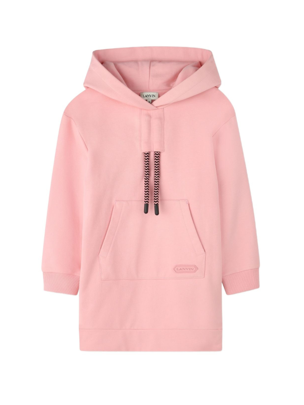 Abito per bambina Lanvin Enfant rosa con cappuccio N30312 48N LANVIN KIDS 