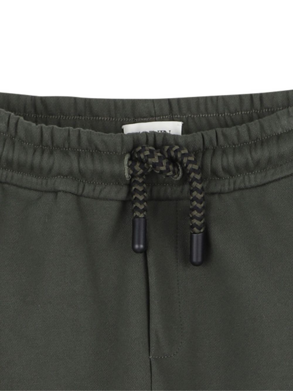 Joggers per bambino Lanvin Enfant verde con orli elasticizzati N30315 665 LANVIN KIDS 