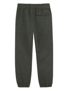 Joggers per bambino Lanvin Enfant verde con orli elasticizzati N30315 665 LANVIN KIDS 