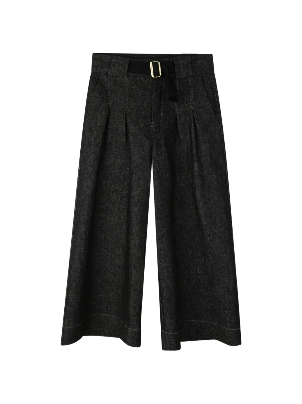Pantaloni per bambina Lanvin Enfant blu con dettaglio fibbia N30325 Z11 LANVIN KIDS 