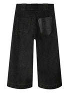 Pantaloni per bambina Lanvin Enfant blu con dettaglio fibbia N30325 Z11 LANVIN KIDS 