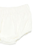 Abito per neonata La Stupenderia bianco con colletto arricciato 1CBAB08 V02S14 LA STUPENDERIA KIDS 