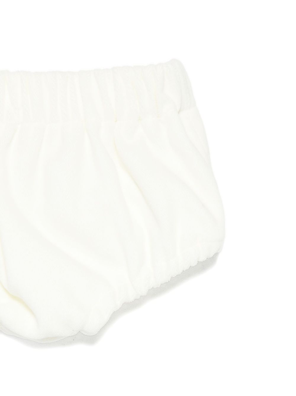 Abito per neonata La Stupenderia bianco con colletto arricciato 1CBAB08 V02S37 LA STUPENDERIA KIDS 