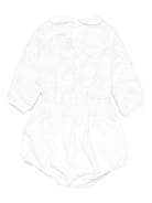 Tutina per neonata La Stupenderia bianca con colletto alla Peter Pan 1CBCT02 V02X28 LA STUPENDERIA KIDS 