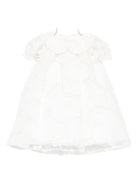 Abito per neonata La Stupenderia bianco con colletto alla Peter Pan 1CCAB20 X28 LA STUPENDERIA KIDS 