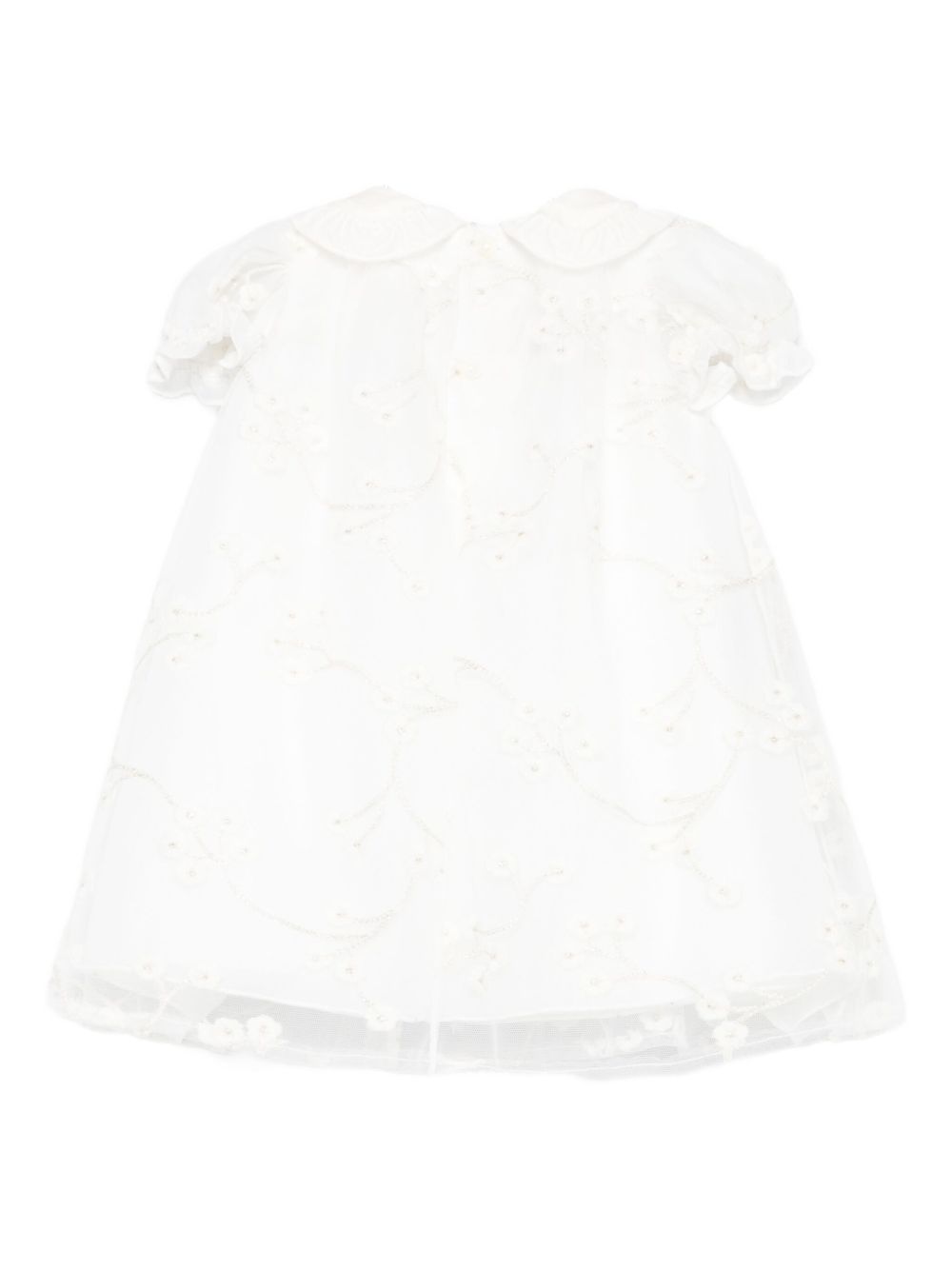 Abito per neonata La Stupenderia bianco con colletto alla Peter Pan 1CCAB20 X28 LA STUPENDERIA KIDS 
