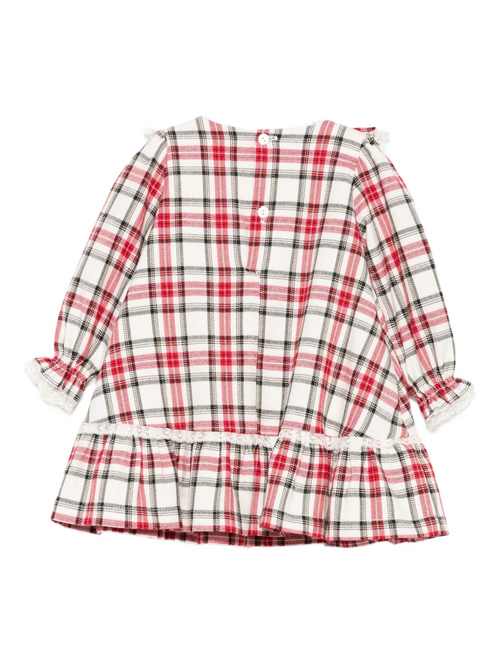 Abito per neonata La Stupenderia rosso con motivo a quadri 1TBAB04 Z19 LA STUPENDERIA KIDS 