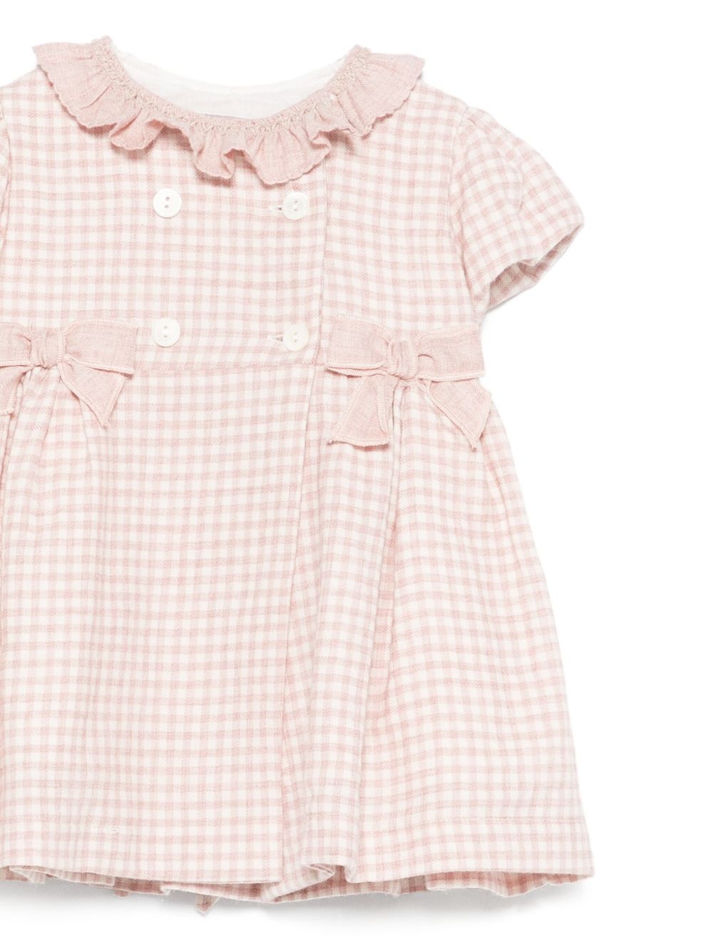 Abito per neonata La Stupenderia rosa con motivo a quadri 1TBAB12 Y24 LA STUPENDERIA KIDS 