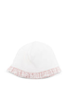 Cappello per neonata La Stupenderia bianco con rifiniture a quadretti 1TBCP04 L02Y18 LA STUPENDERIA KIDS 