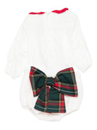Set t-shirt e shorts per neonata La Stupenderia bianca con dettaglio fiocco 1TBCT16 W20 LA STUPENDERIA KIDS 