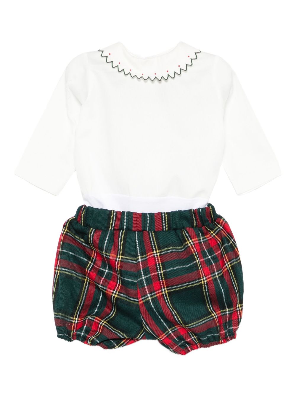 Set camicia e shorts per neonata La Stupenderia multicolore con motivo tartan 1TBCT19 Z15V/R LA STUPENDERIA KIDS 