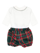 Set camicia e shorts per neonata La Stupenderia multicolore con motivo tartan 1TBCT19 Z15V/R LA STUPENDERIA KIDS 
