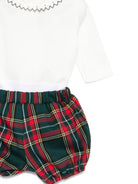 Set camicia e shorts per neonata La Stupenderia multicolore con motivo tartan 1TBCT19 Z15V/R LA STUPENDERIA KIDS 