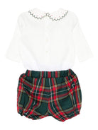 Set camicia e shorts per neonata La Stupenderia multicolore con motivo tartan 1TBCT19 Z15V/R LA STUPENDERIA KIDS 