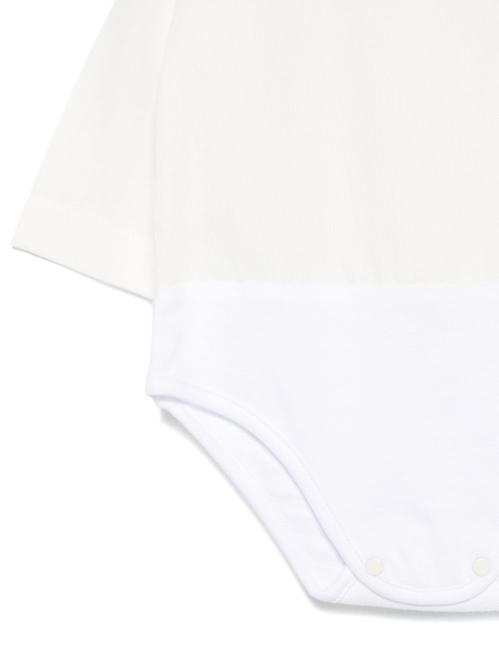 Set t-shirt e pantaloni per neonato La Stupenderia beige con colletto alla Peter Pan 1TBCT23 V20 LA STUPENDERIA KIDS 