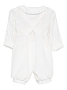 Set camicia e shorts per neonata La Stupenderia bianca con colletto smerlato 1TBCT33 V09AZZ LA STUPENDERIA KIDS 