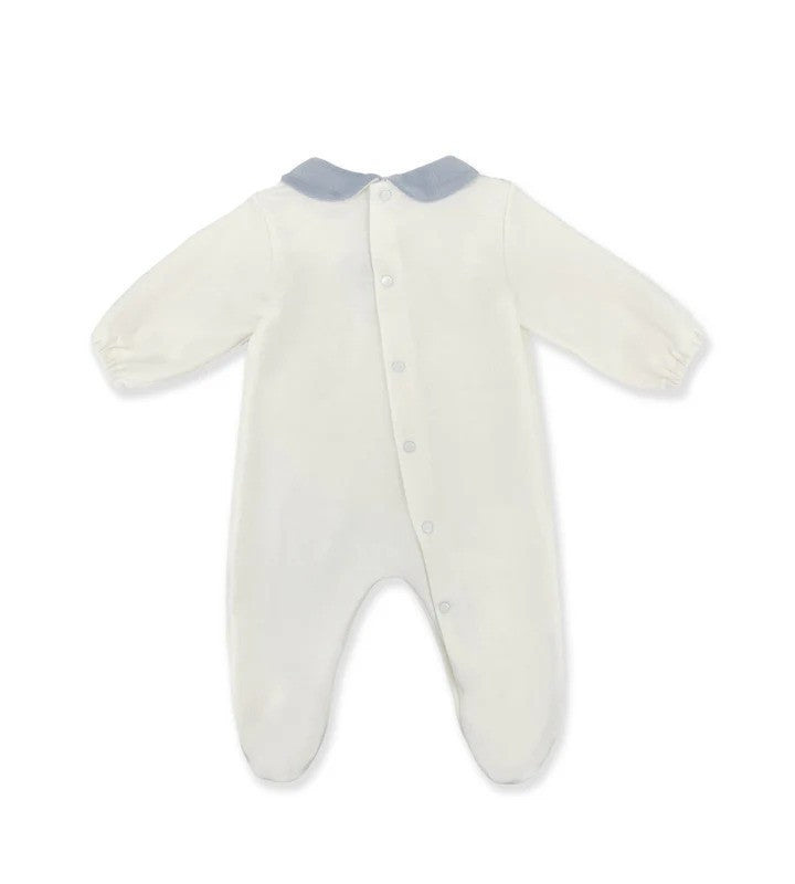 Tutina per neonato La Stupenderia bianca con ricamo "mum and dad" 1TBTT11 K40L24 LA STUPENDERIA KIDS 