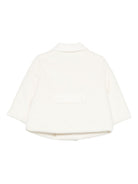 Cappotto a doppiopetto per neonata La Stupenderia bianco con colletto classico 1TCGB13 H32 LA STUPENDERIA KIDS 