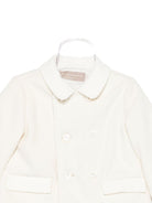 Cappotto a doppiopetto per neonata La Stupenderia bianco con colletto classico 1TCGB13 H32 LA STUPENDERIA KIDS 