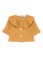 Cardigan per neonata La Stupenderia giallo con colletto arricciato 1TCGC22 M18 LA STUPENDERIA KIDS 
