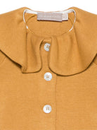 Cardigan per neonata La Stupenderia giallo con colletto arricciato 1TCGC22 M18 LA STUPENDERIA KIDS 