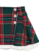 Minigonna per neonata La Stupenderia multicolore con motivo a quadri 1TCGN24 Z15 LA STUPENDERIA KIDS 