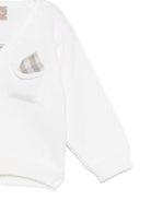 Cardigan per neonato La Stupenderia beige con scollo a V 1WCCR21 800Y21 LA STUPENDERIA KIDS 