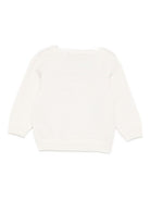 Cardigan per neonato La Stupenderia bianco con scollo a V 1WCCR21 801 LA STUPENDERIA KIDS 