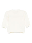 Cardigan per neonato La Stupenderia bianco con trama a coste 1WCCR23 802 LA STUPENDERIA KIDS 