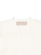 Cardigan per neonato La Stupenderia bianco con trama a coste 1WCCR23 802 LA STUPENDERIA KIDS 