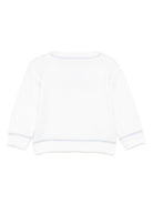 Cardigan per neonata La Stupenderia bianco con bottoni in maglia 1WCCR61. 800-804 LA STUPENDERIA KIDS 