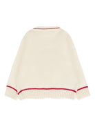 Cardigan per neonato La Stupenderia bianco con scollo a V 1WCCR61 826 LA STUPENDERIA KIDS 