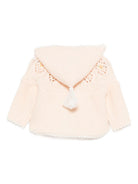 Cardigan per neonata Louise Misha rosa con ricamo floreale FRC-W25-C0074 BLUSH LOUISE MISHA KIDS 