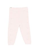 Pantaloni per neonata Louise Misha rosa con dettagli floreali FRC-W25-L0006 BLUSH LOUISE MISHA KIDS 