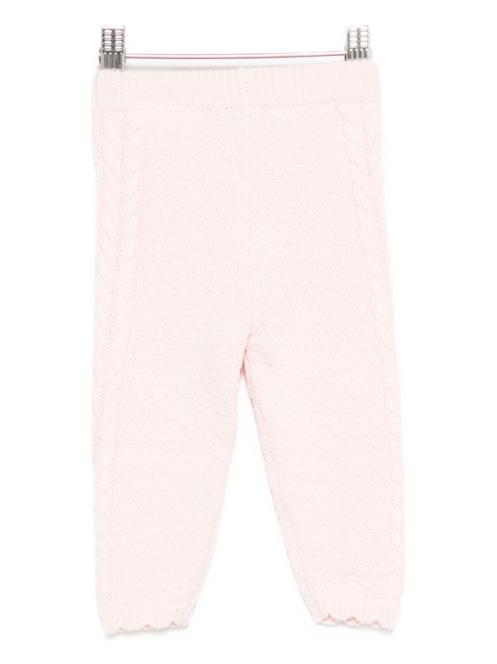 Pantaloni per neonata Louise Misha rosa con dettagli floreali FRC-W25-L0006 BLUSH LOUISE MISHA KIDS 