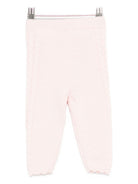 Pantaloni per neonata Louise Misha rosa con dettagli floreali FRC-W25-L0006 BLUSH LOUISE MISHA KIDS 