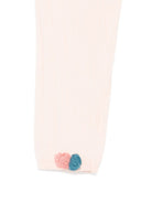 Pantaloni per bambina Louise Misha rosa con pompon colorati GRC-W24-PR151 BLUSH LOUISE MISHA KIDS 