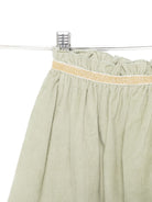 Gonna per bambina Louise Misha verde con dettagli arricciati GRI-W25-S0196 ALMOND LOUISE MISHA KIDS 