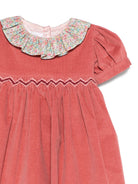 Abito per neonata Mariella Ferrari rosso con colletto con stampa floreale ABC3MC 051 021 MARIELLA FERRARI KIDS 