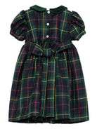 Abito per bambina Mariella Ferrari verde con motivo tartan ABD4MC 049 MARIELLA FERRARI KIDS 