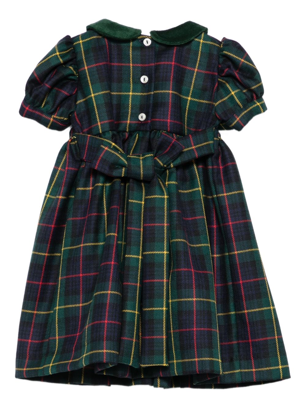 Abito per bambina Mariella Ferrari verde con maniche a palloncino ABD4MCNB 049 MARIELLA FERRARI KIDS 