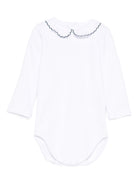 Body per neonata Mariella Ferrari bianco con colletto smerlato CMF6ML VERDONE MARIELLA FERRARI KIDS 