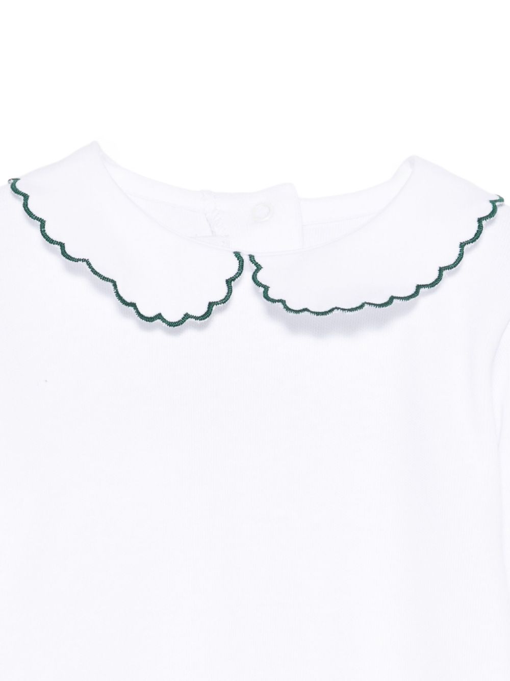 Body per neonata Mariella Ferrari bianco con colletto smerlato CMF6ML VERDONE MARIELLA FERRARI KIDS 