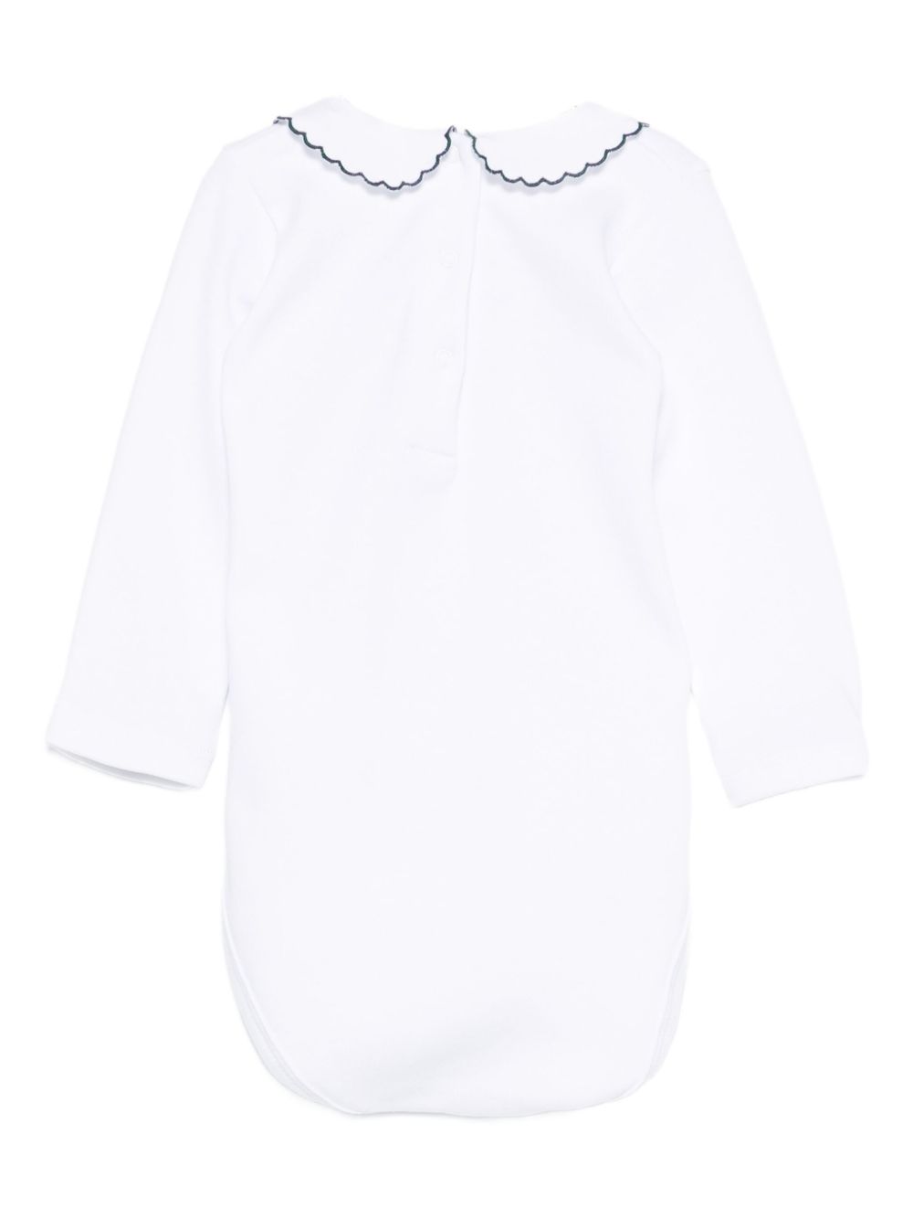 Body per neonata Mariella Ferrari bianco con colletto smerlato CMF6ML VERDONE MARIELLA FERRARI KIDS 